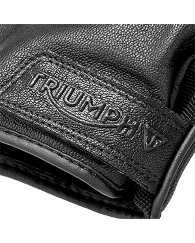 Harleston Black Gloves with D3O® Protective Knuckles | Motorcycle
